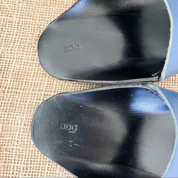 Urban Outfitters BDG Robyn Strap Blue Leather Sandals Size 9 Women’s - Picture 11 of 13